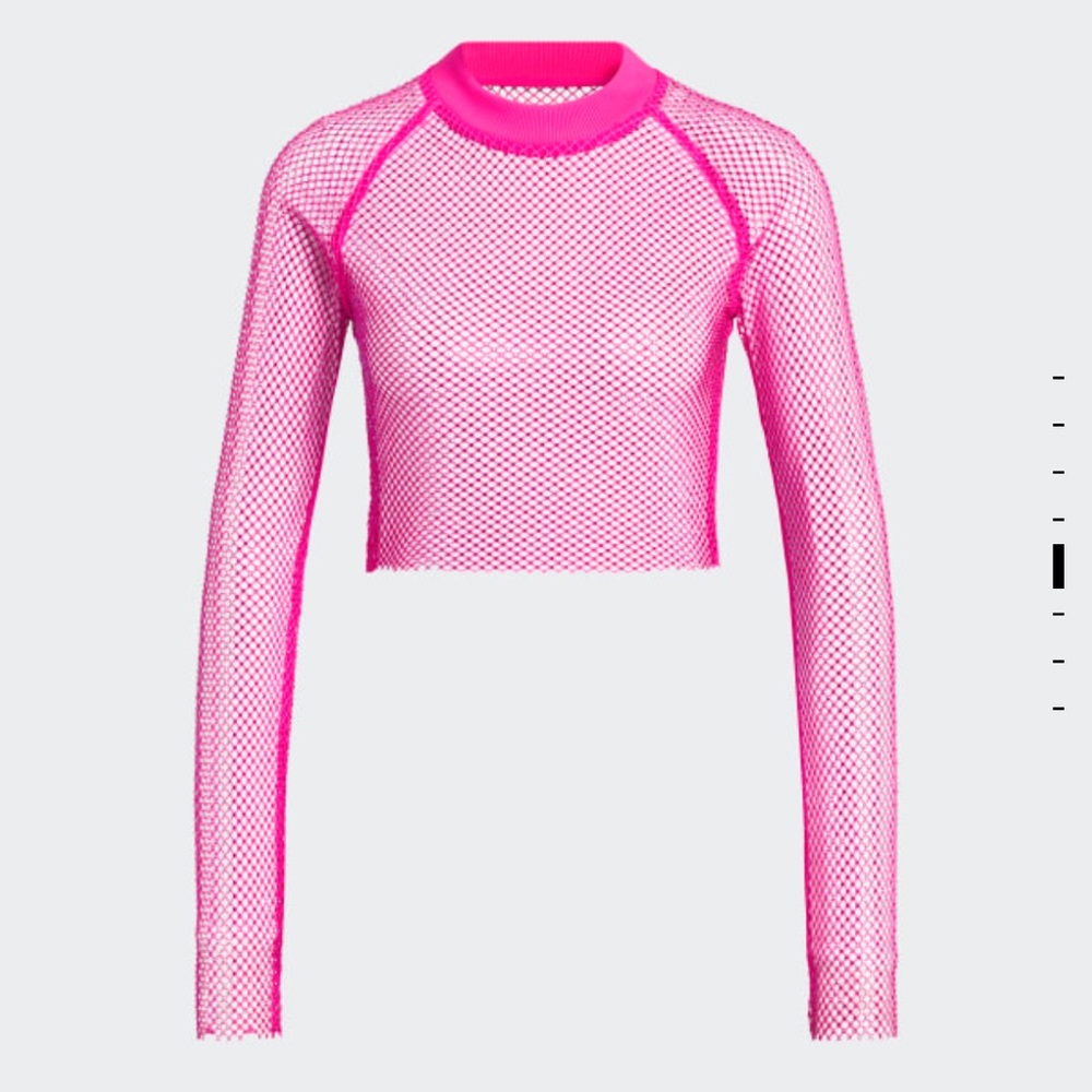 Adidas Ivy Park Crystal Mesh Cover Up Top